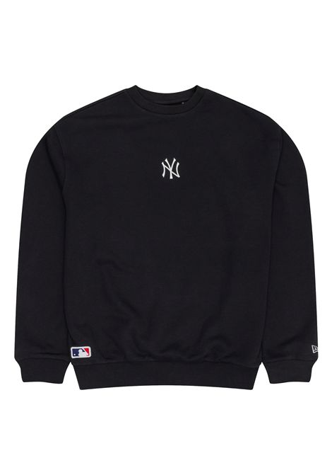 Felpa New Era Oversized New York Yankees MLB League Essential Midi Girocollo Blu Navy Uomo NEW ERA | Felpe | 60675771-